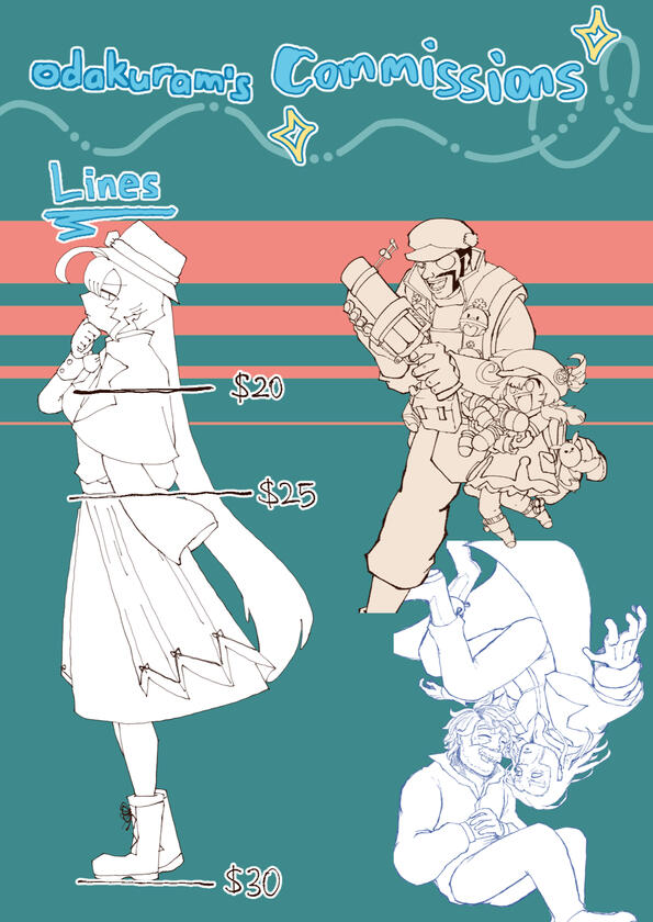 Lineart only pricing